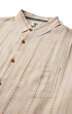 Linen Pin Short Sleeve Shirt