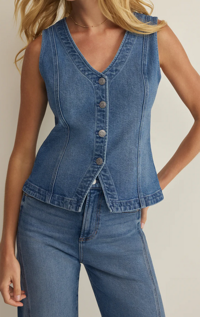 Porto Denim Tank Vest