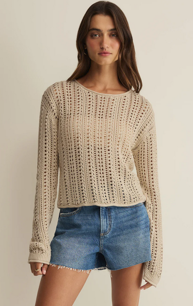 Upland Crochet Sweater Top