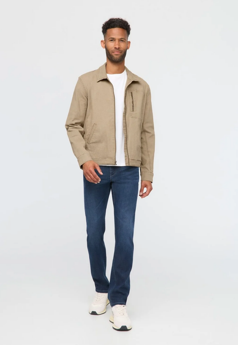 Stretch Canvas Utility Jacket