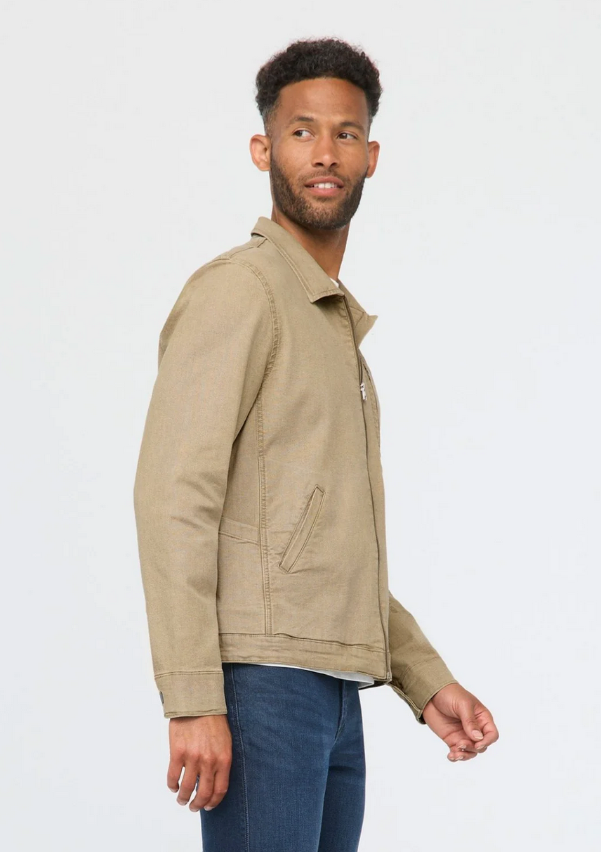 Stretch Canvas Utility Jacket