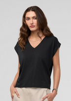 PurePima Dolman V-Neck Tee