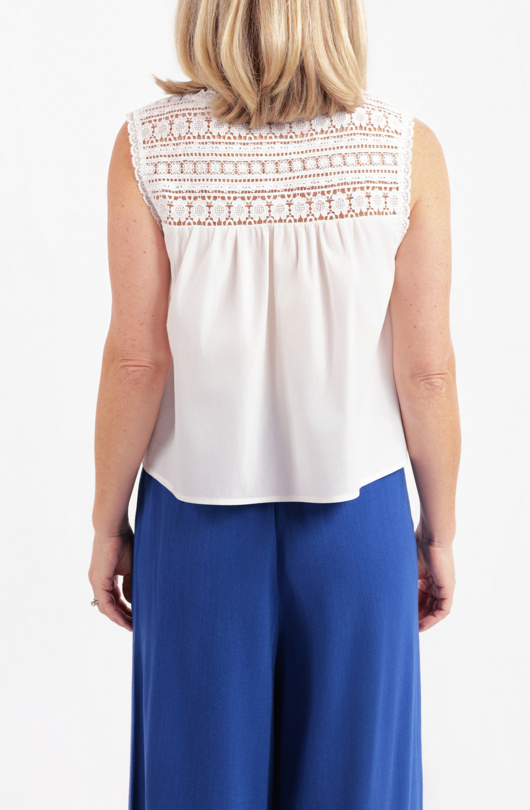 Lowtide Lace Trim Sleeveless Top
