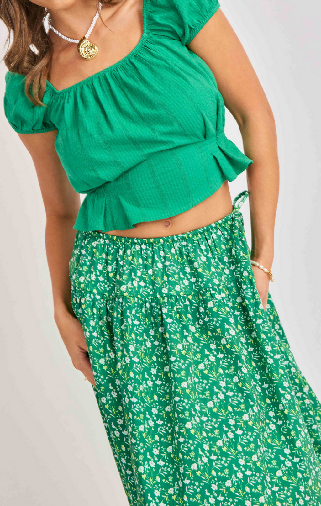 Radiate Cap Sleeve Top