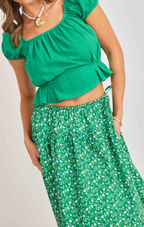 Radiate Cap Sleeve Top