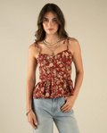 Clementine Tie Top