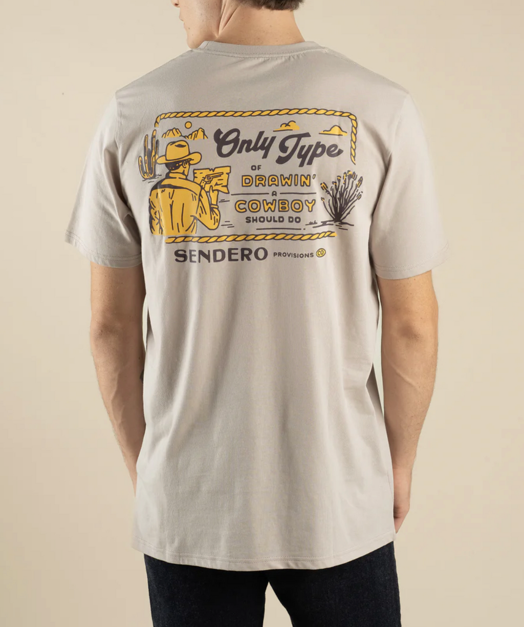 Cowboy Drawin- T-Shirt