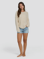 Soft Wave Crewneck Sweater