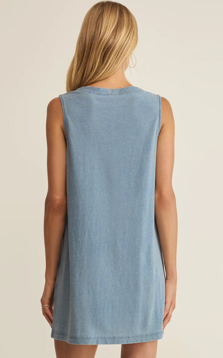 Solace Jersey Denim Dress