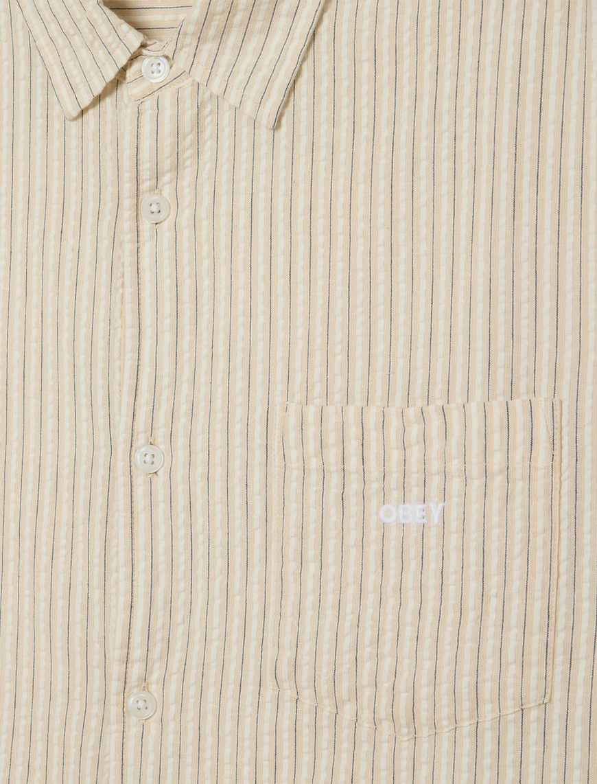 obey dress shirt Clothing Clarence Plaid Relaxed Men's quality pure cotton Obey Clothing PABLO - Shirt