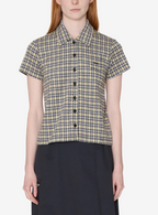 Lila Micro Check Polo