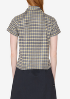 Lila Micro Check Polo