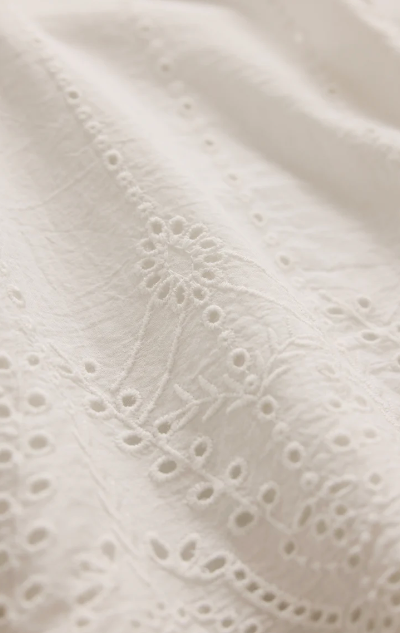Oceanside Embroidered Top