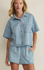 Everyday Denim Button Up