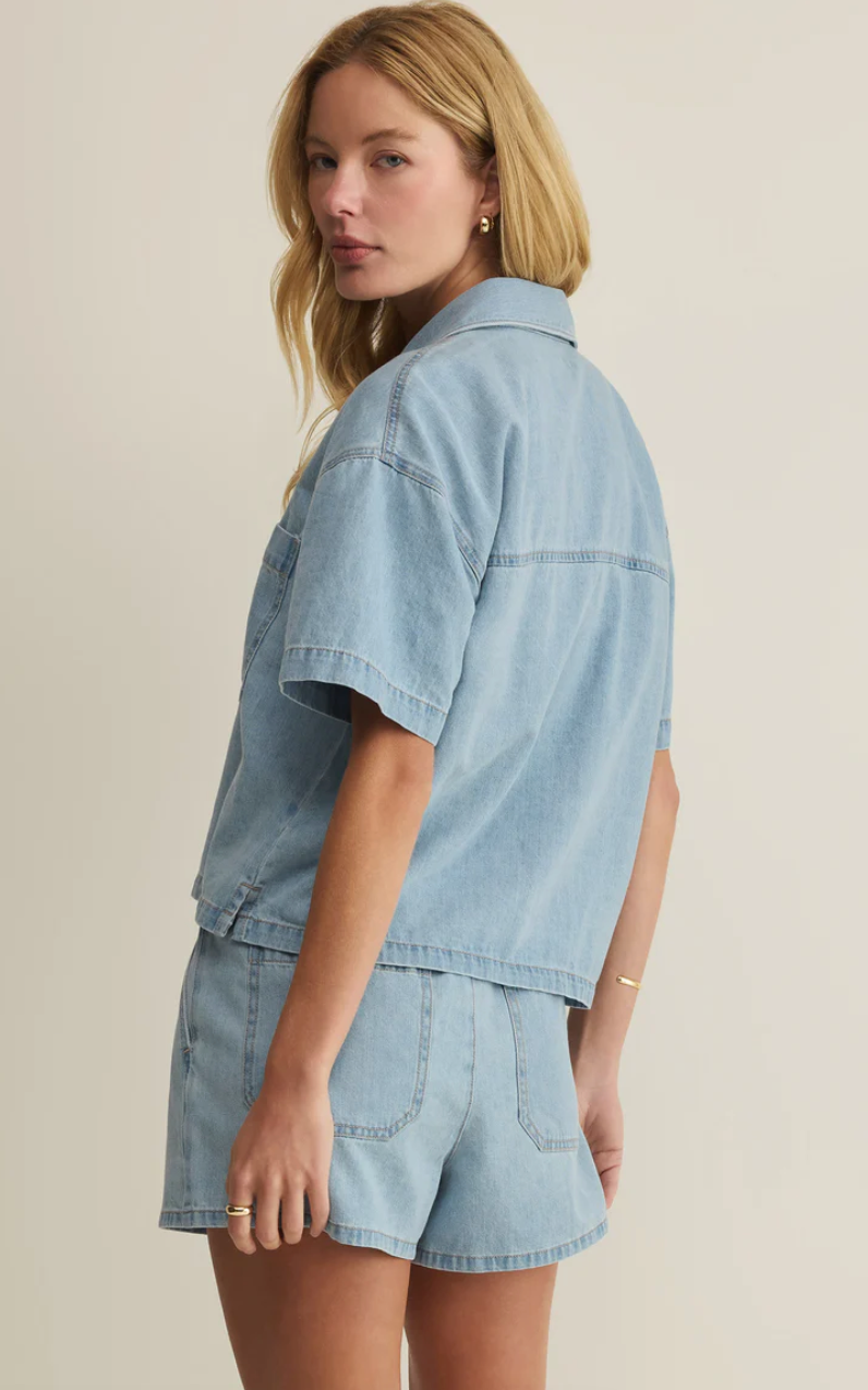 Everyday Denim Button Up