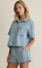 Everyday Denim Button Up