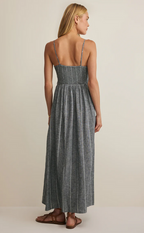 Romy Striped Linen Maxi Dress