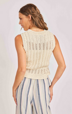 Montana Open Knit Sweater Vest