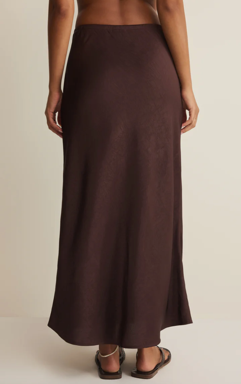 Viva Satin Midi Skirt