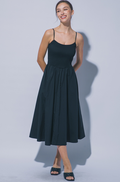 Camille Smocked Midi Dress