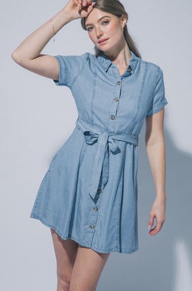 Sienna Denim Shirt Dress
