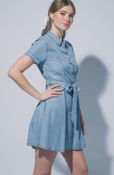 Sienna Denim Shirt Dress