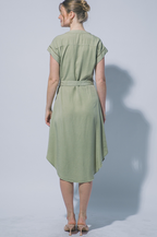Olive Willow Midi Dress