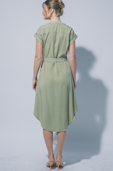 Olive Willow Midi Dress