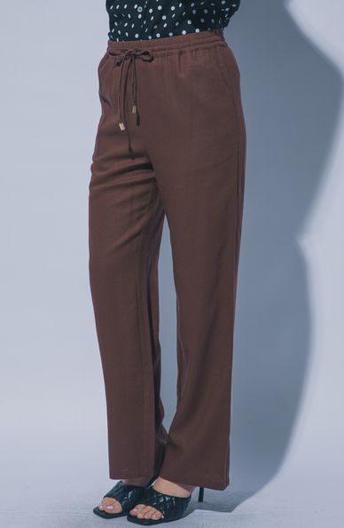 Cocoa Drawstring Trousers