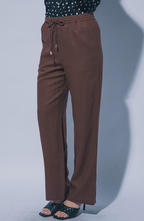 Cocoa Drawstring Trousers