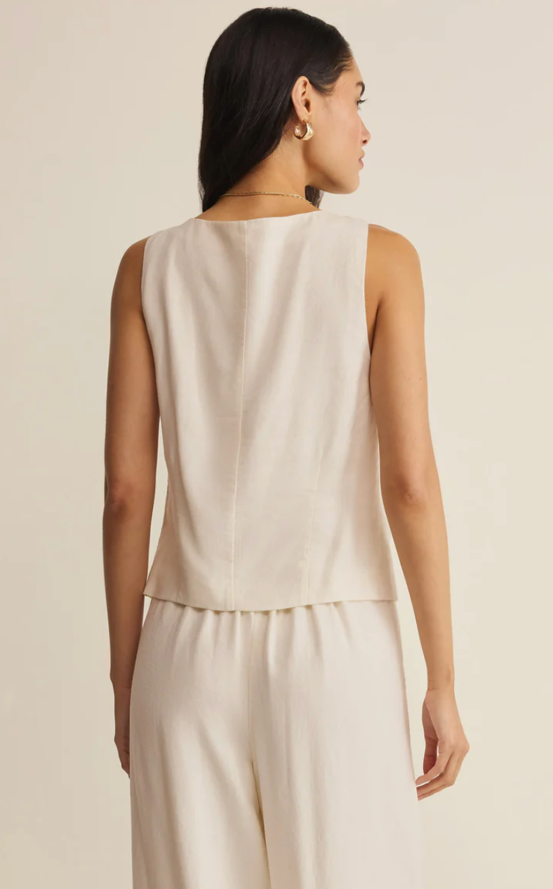 Roman Linen Vest