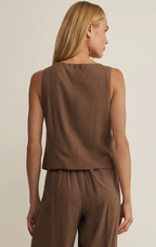 Roman Linen Vest