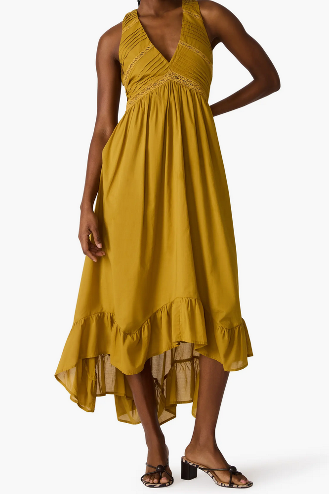 Miah Lace Trim Dress