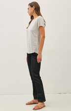 Easy Does It Striped Tee