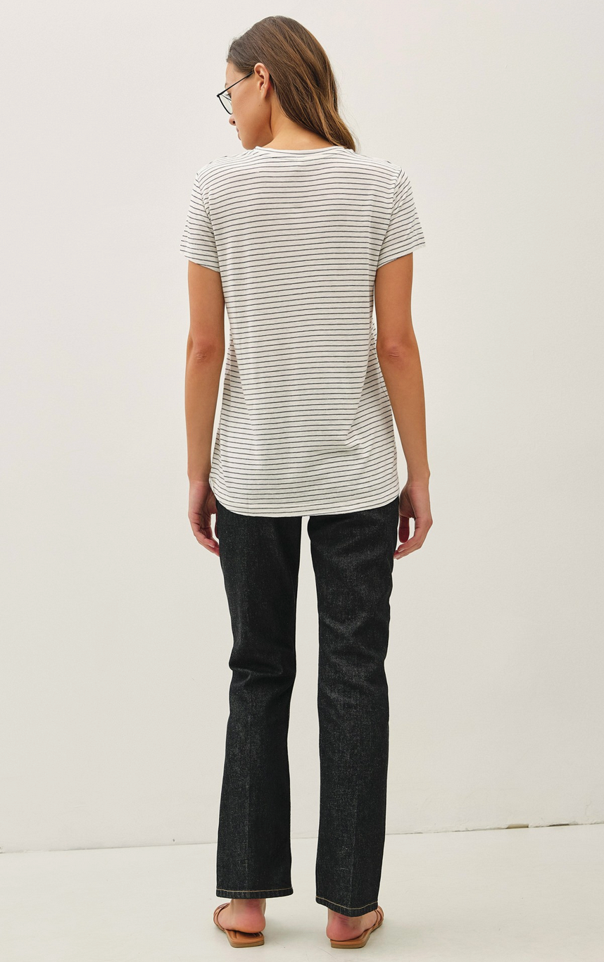 Easy Does It Striped Tee