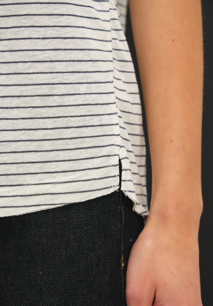 Easy Does It Striped Tee