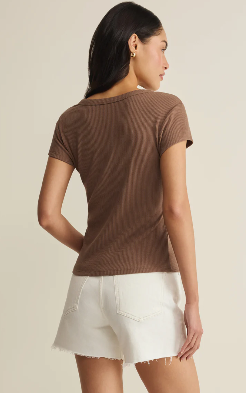 Leisurely Scoop Neck Tee