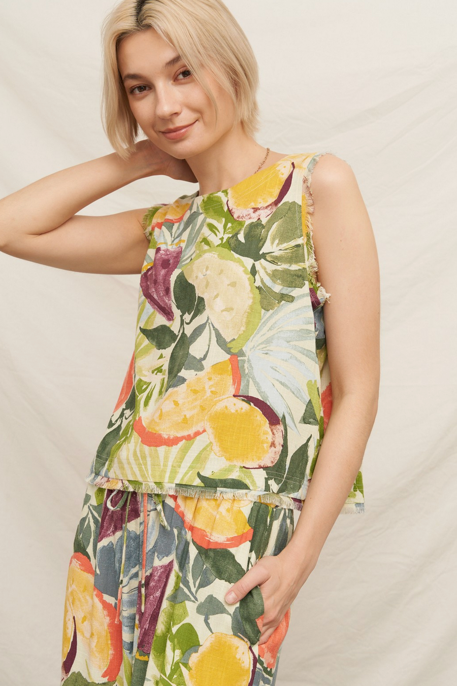 Gardens Sleeveless Top