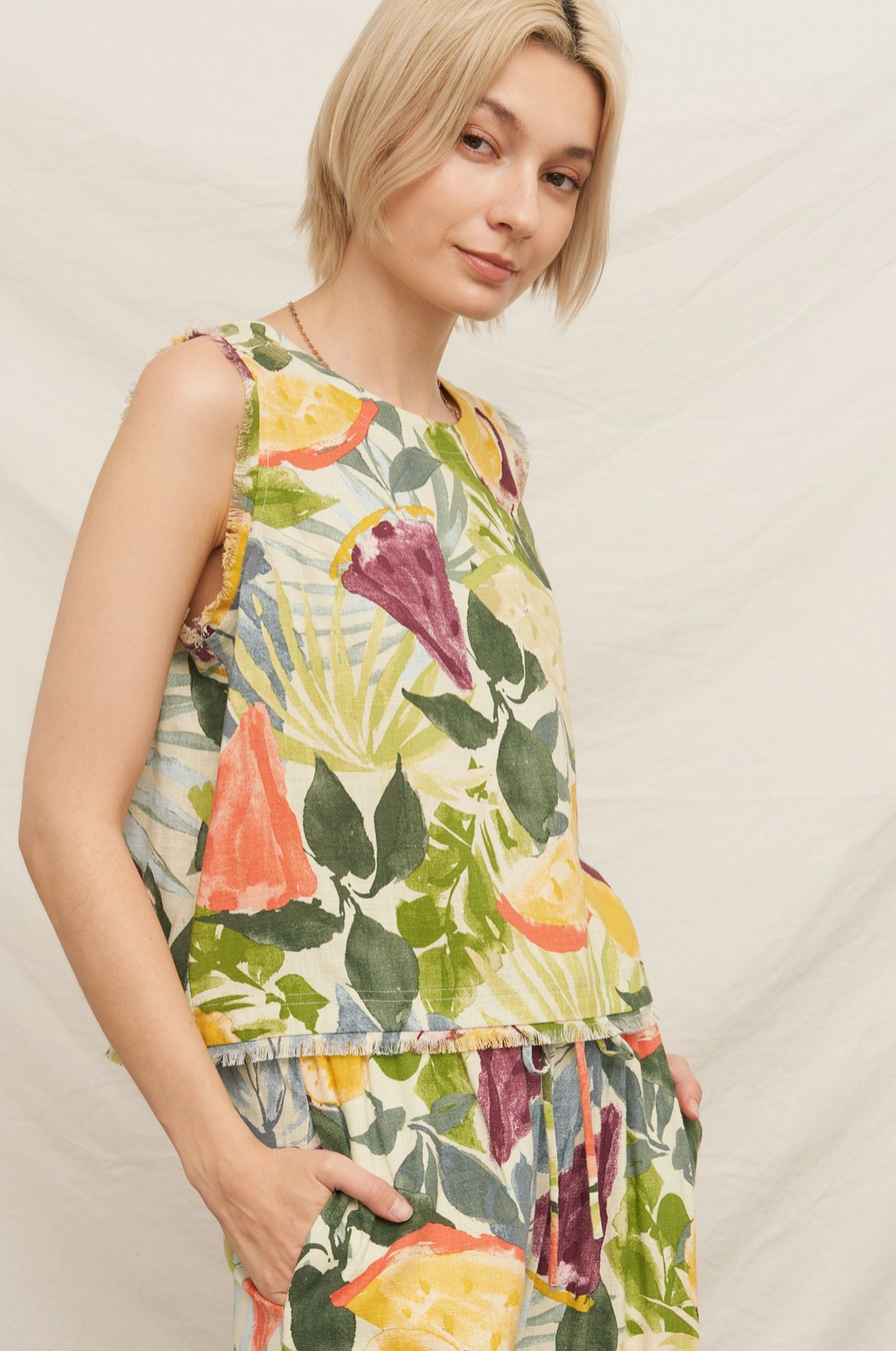 Gardens Sleeveless Top
