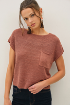 Sienna Pocket Sweater Tee