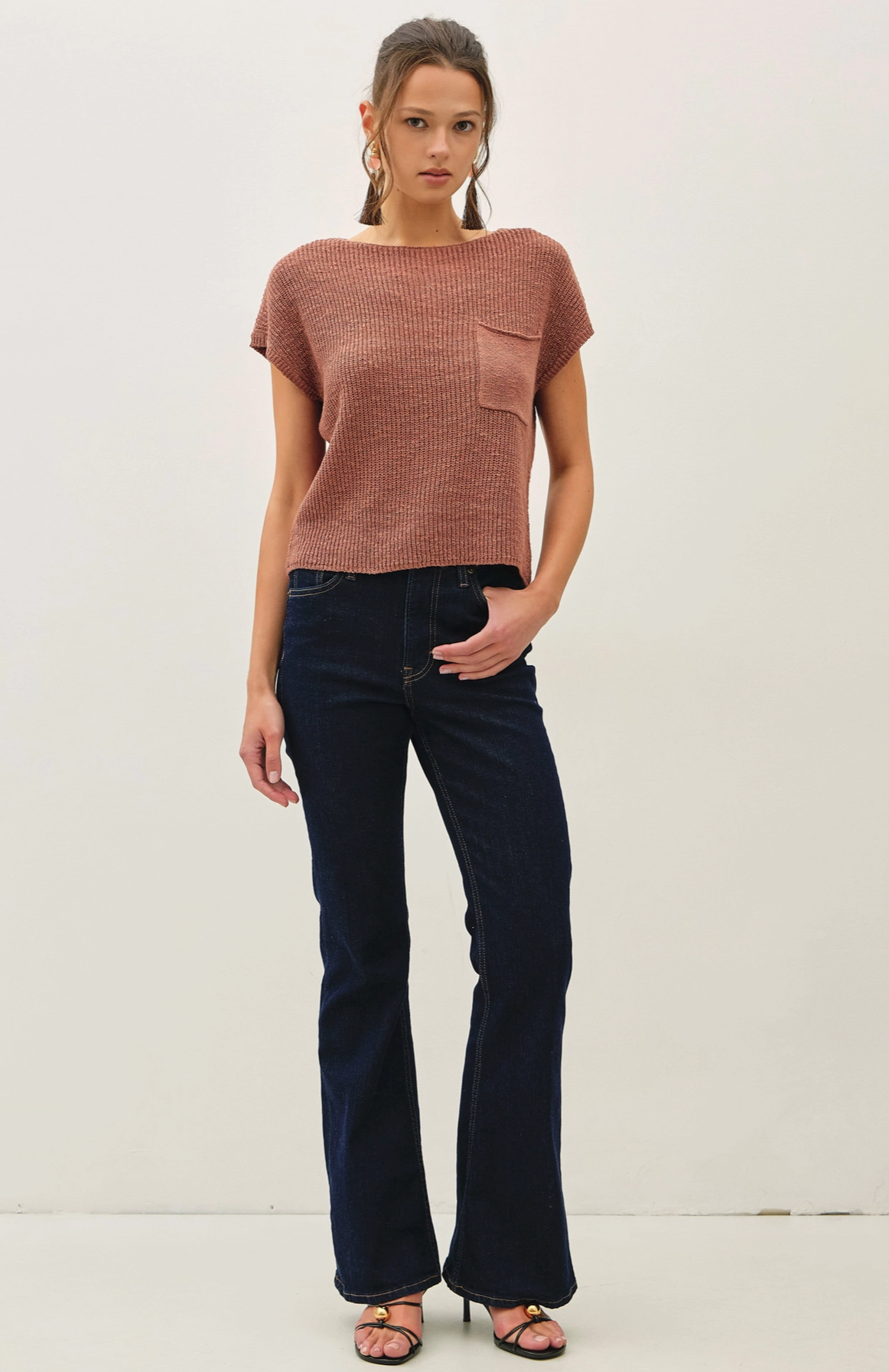 Sienna Pocket Sweater Tee