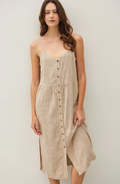 Driftwood Stripe Midi Dress