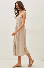 Driftwood Stripe Midi Dress