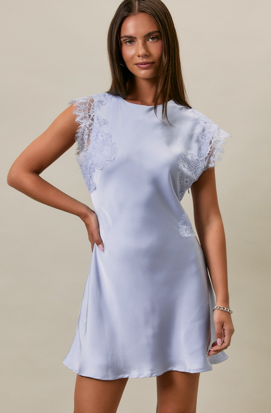 Moonlight Lace Mini Dress