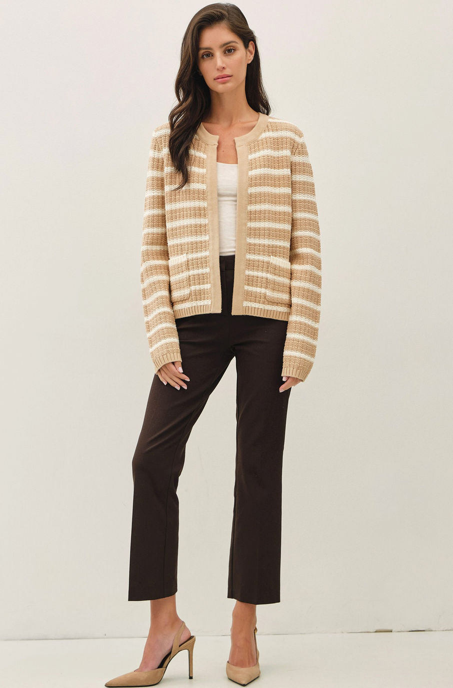Sail Away Stripe Cardigan