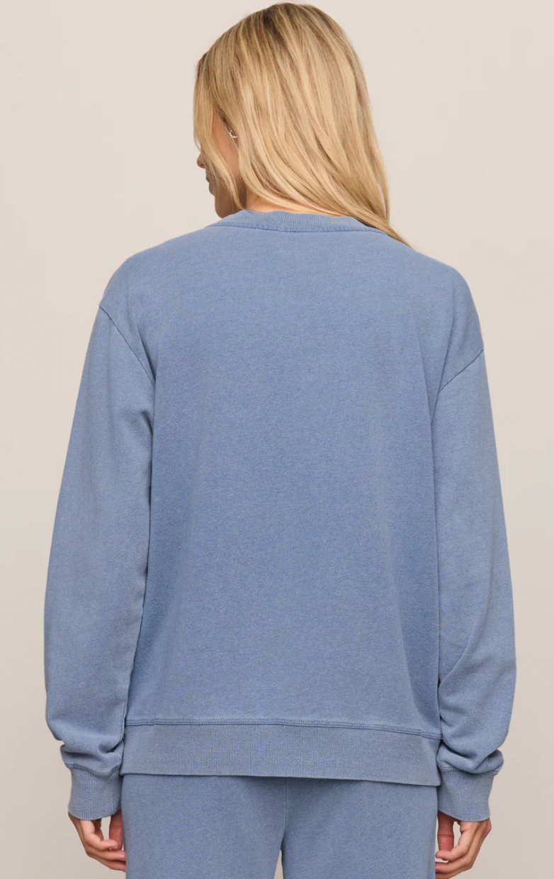 Dazed End Knit Denim Cardigan