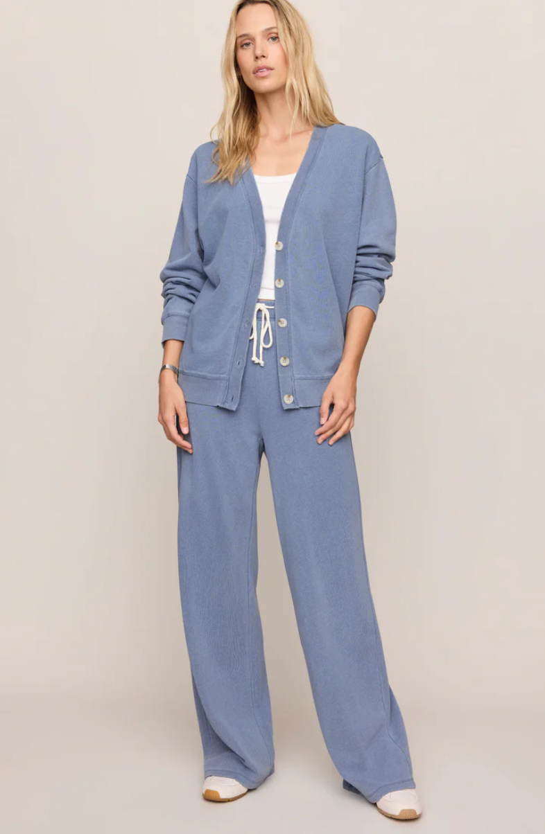 Dazed End Knit Denim Cardigan