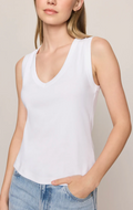 Ellie Rib V-Neck Tank