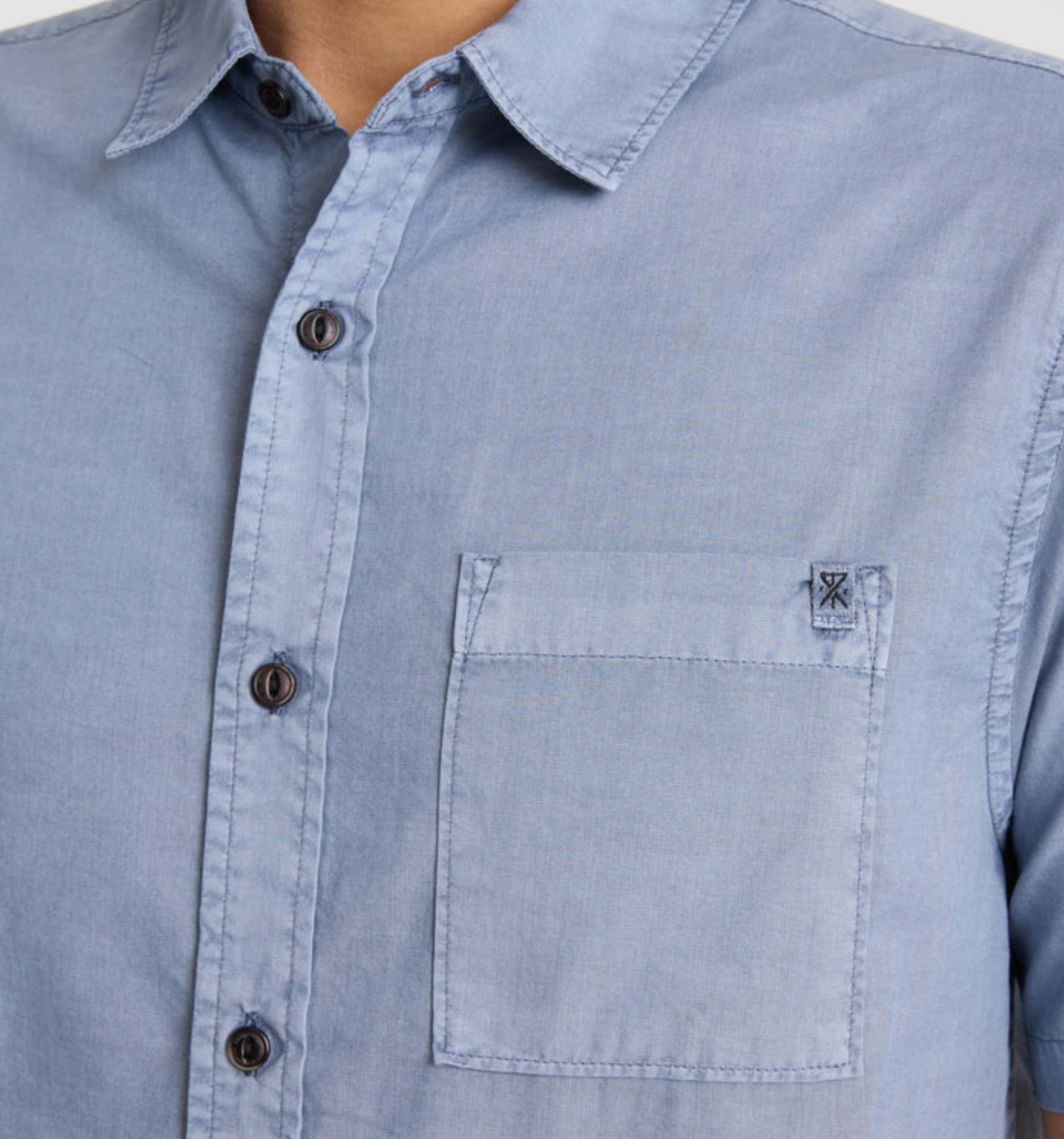 Made to Fade Short Sleeve Button Up