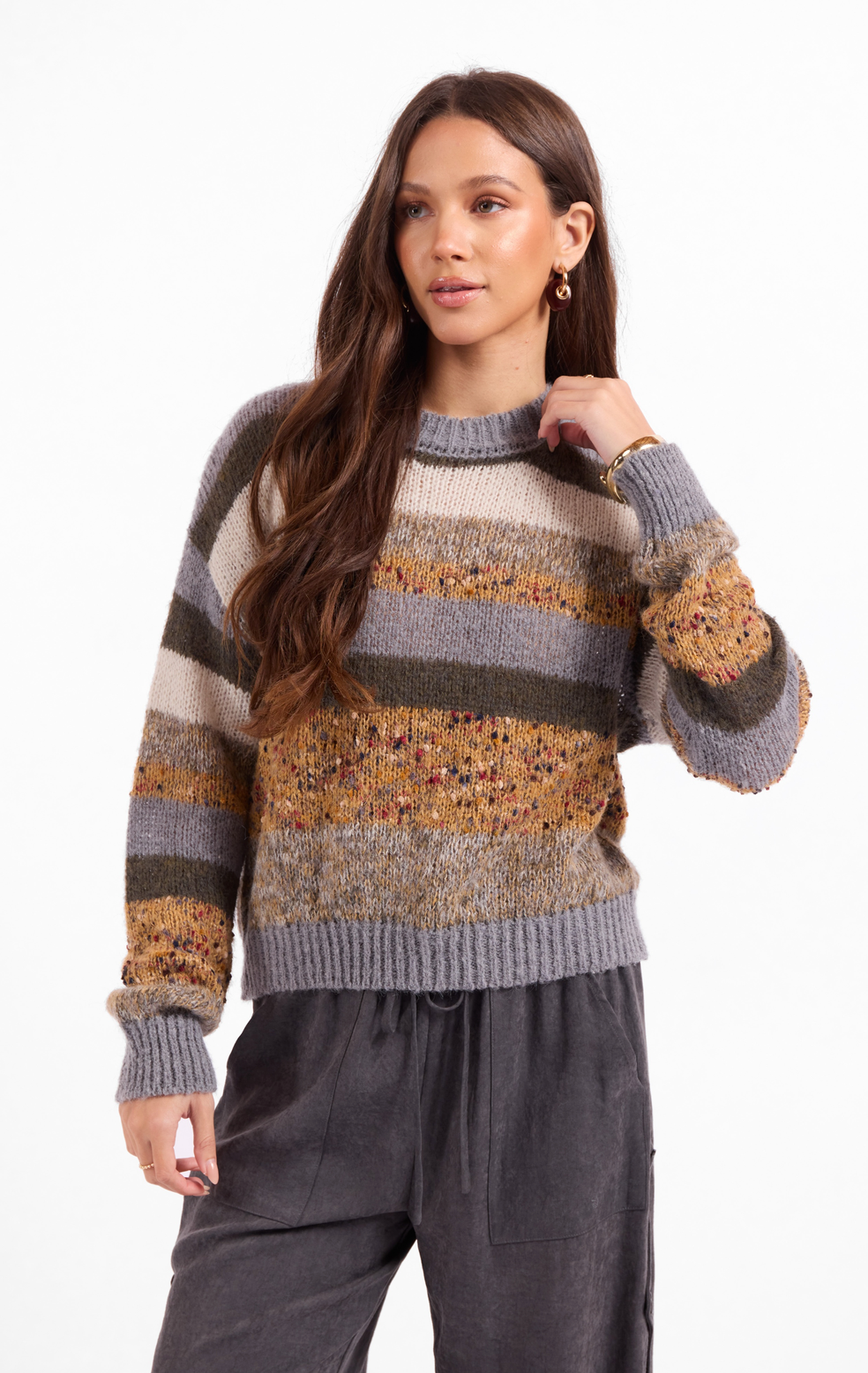 Daffodil Stripe Sweater
